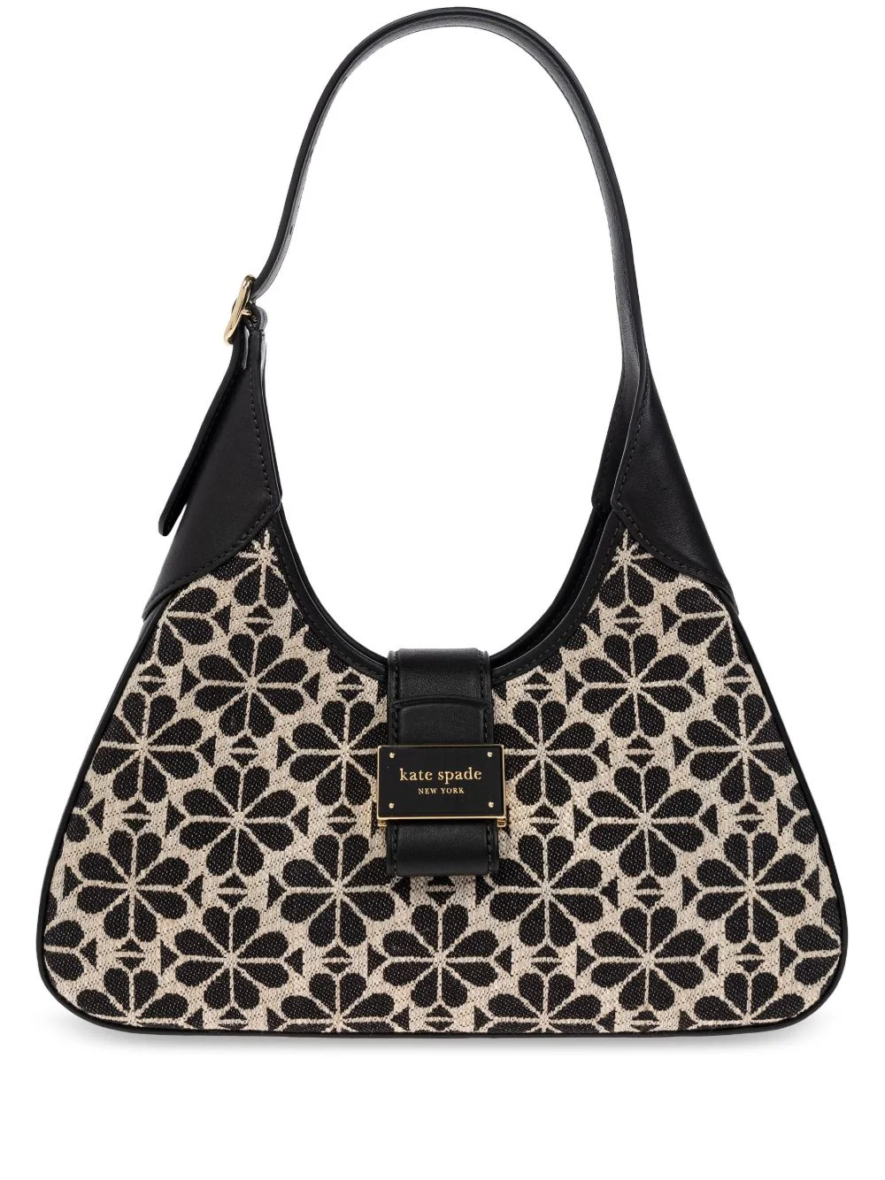 small Nouveau floral-jacquard shoulder bag - 1
