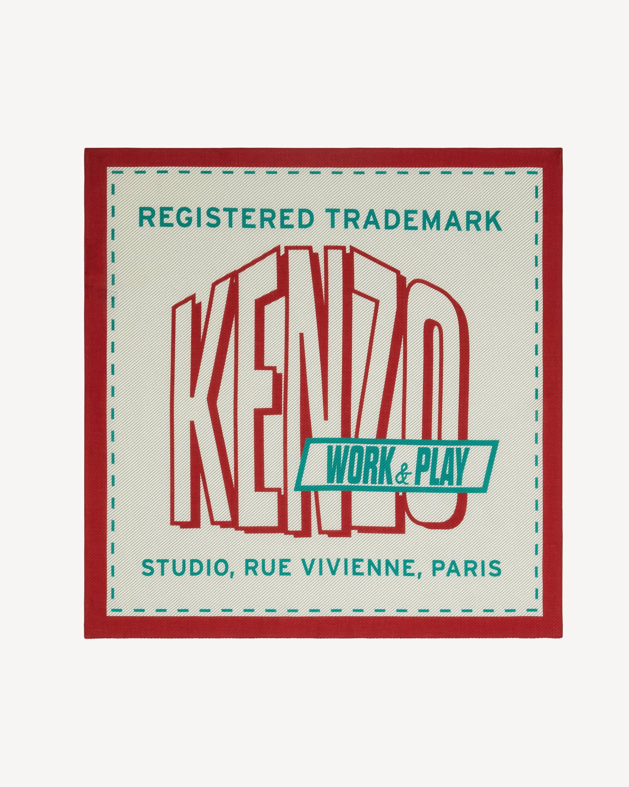 'KENZO Work And Play' bandana 55 in cotton - 1