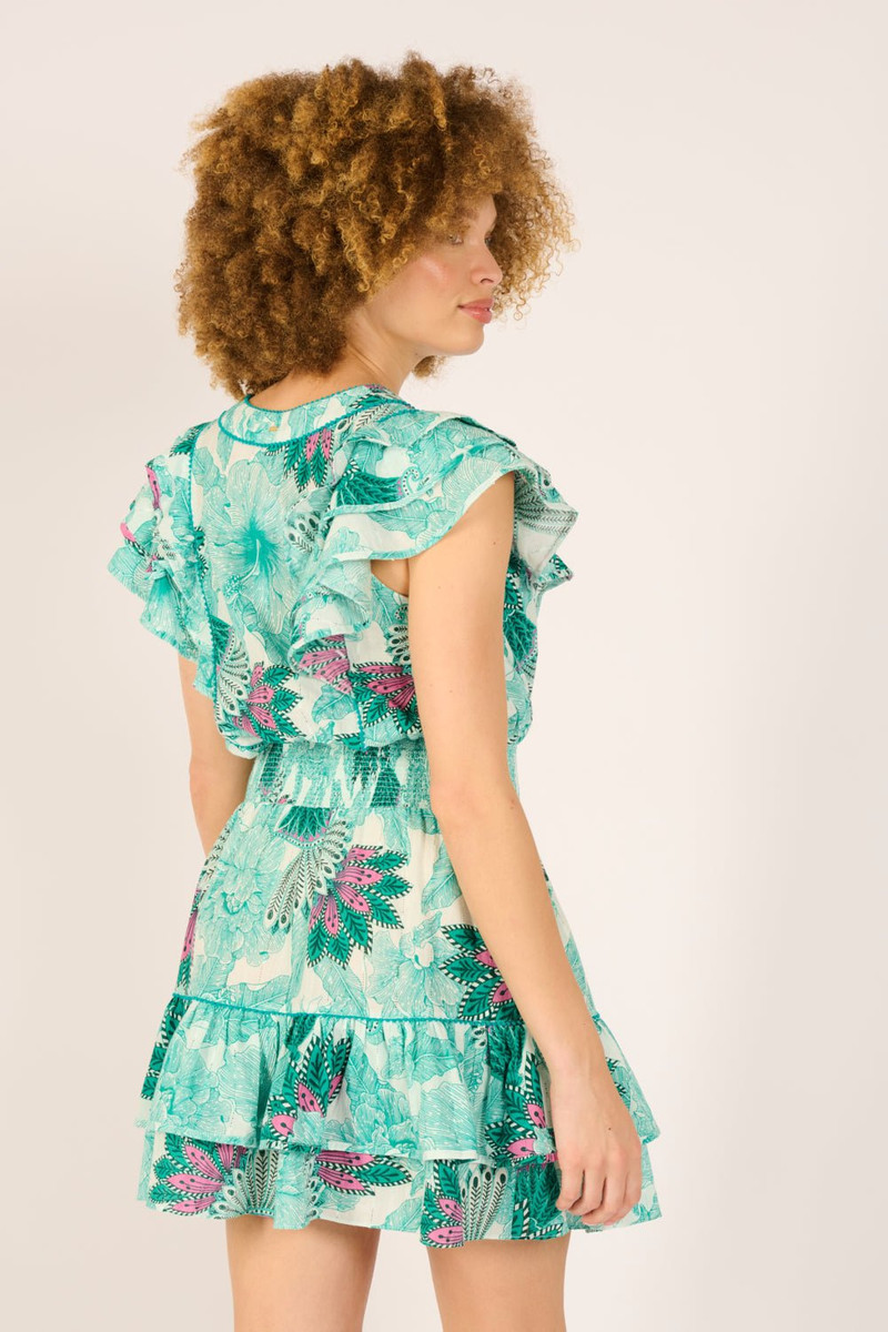 Mini Dress Camila - Green Padang 6