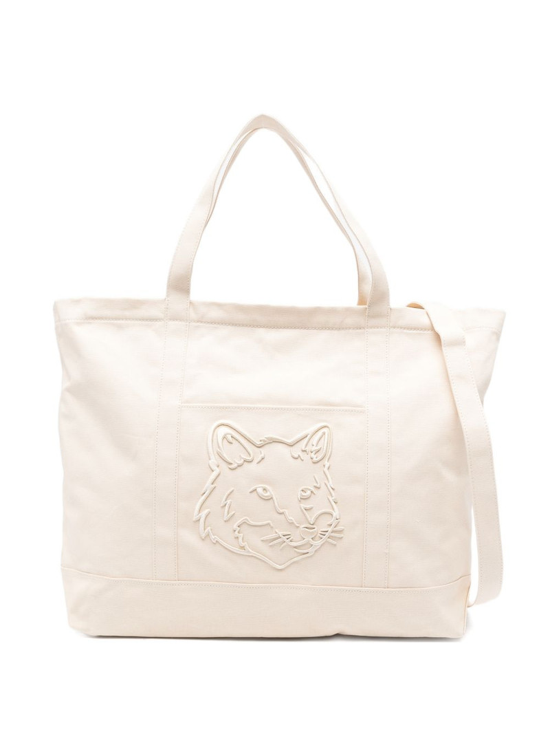XL fox-log tote bag 1