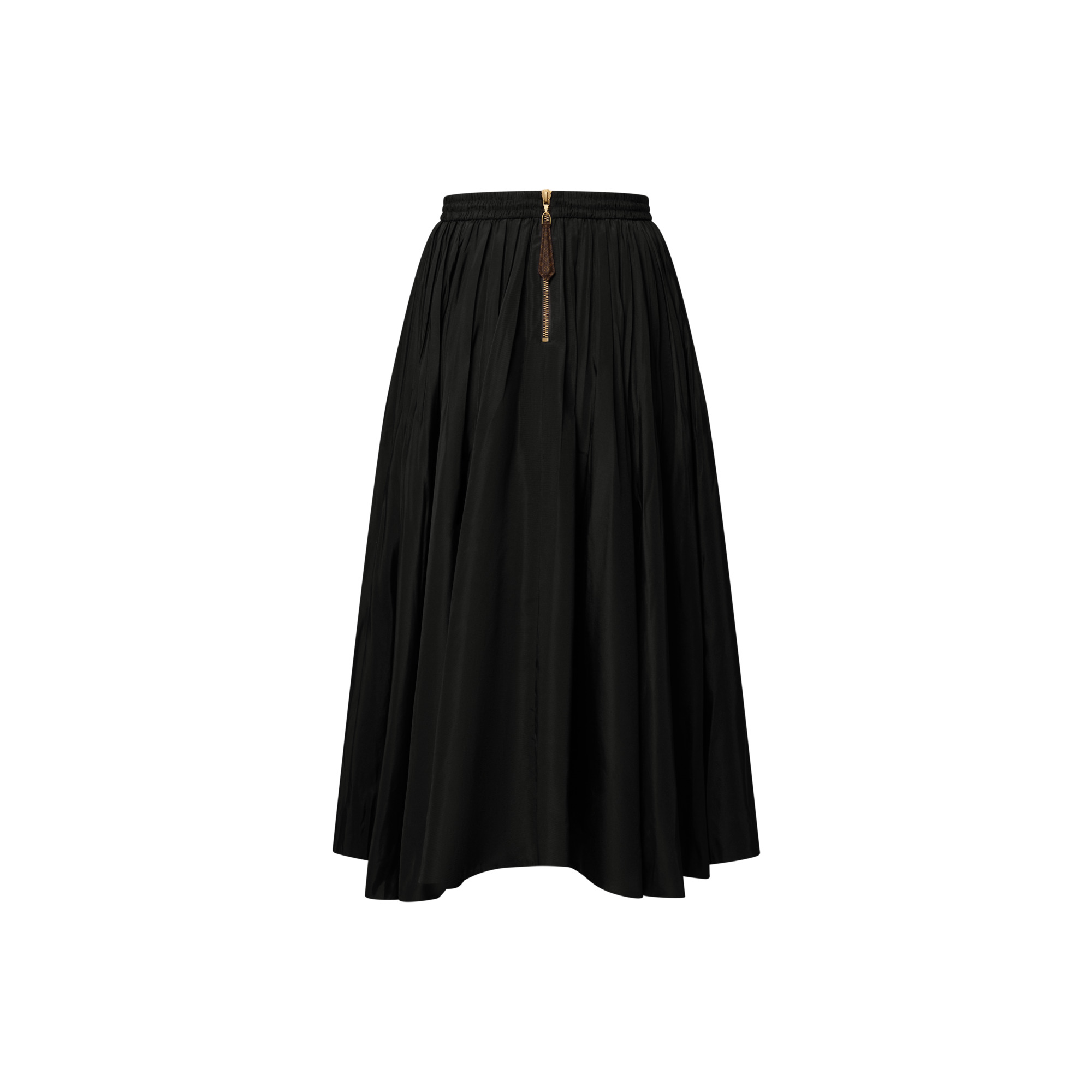 Drawstring Plissé Skirt - 3