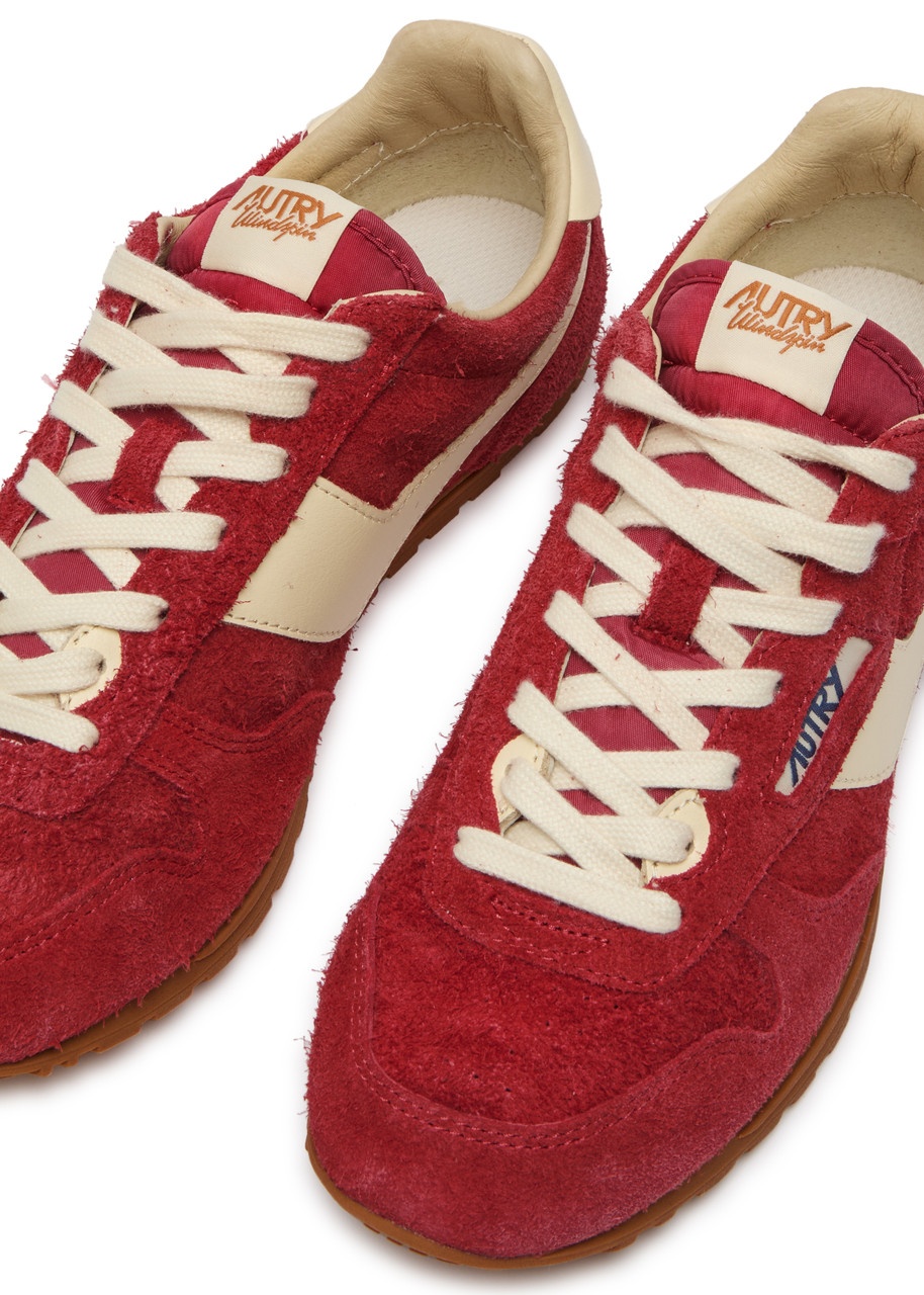 Autry Windspin Panelled Brushed Suede Sneakers - 3