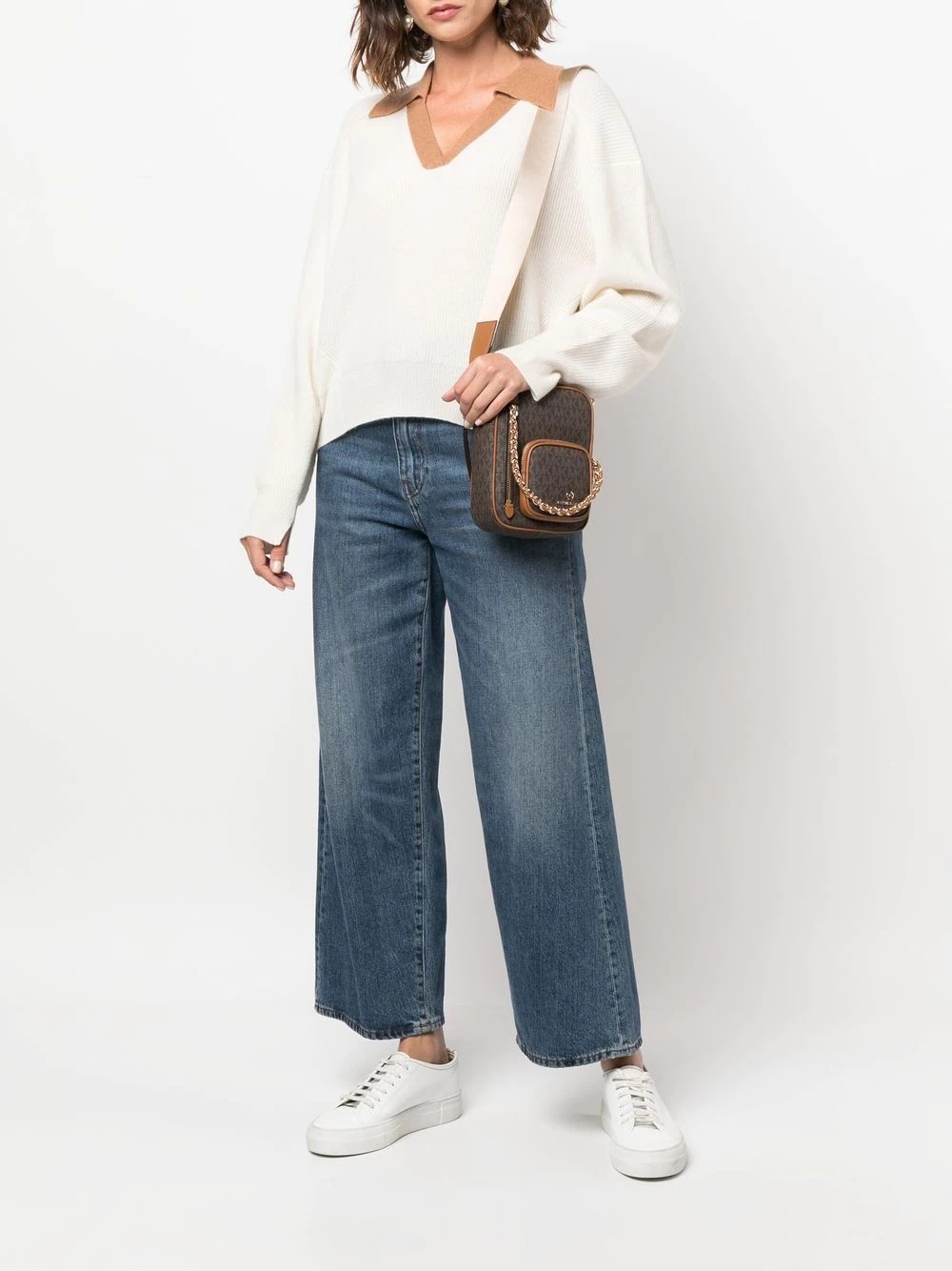 collared cashmere jumper - 2