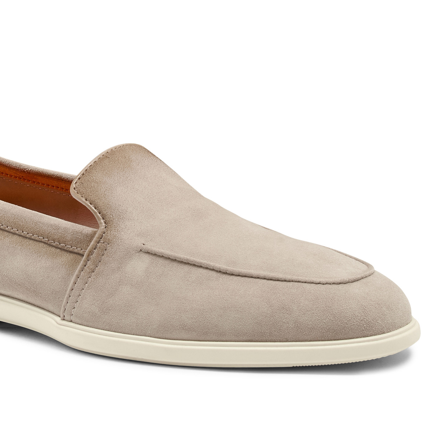 Men's beige suede loafer - 6