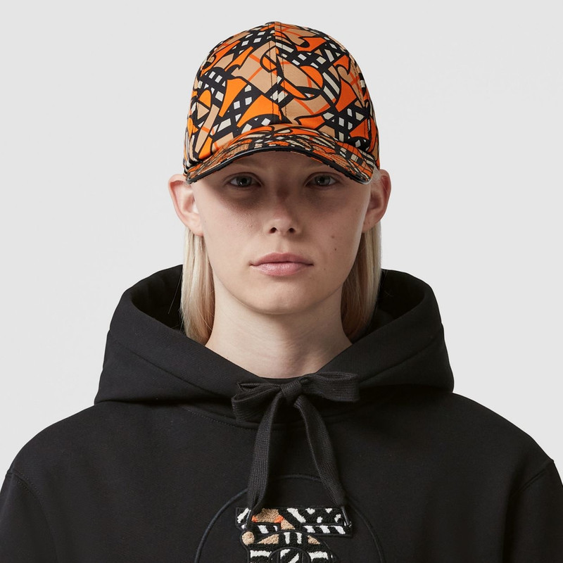 Monogram Print Nylon Baseball Cap 3