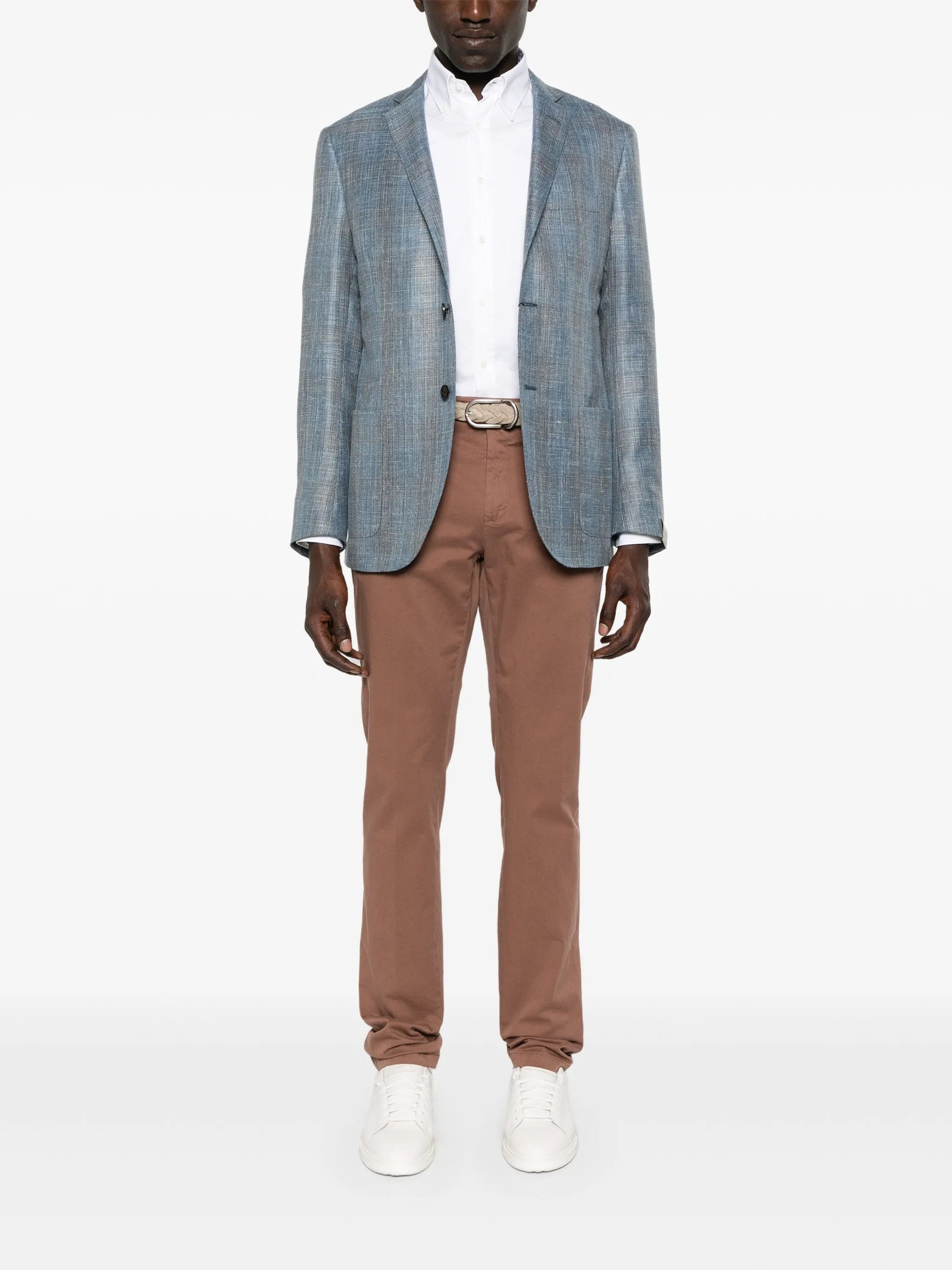 Stretch-cotton Chino Trousers - 4
