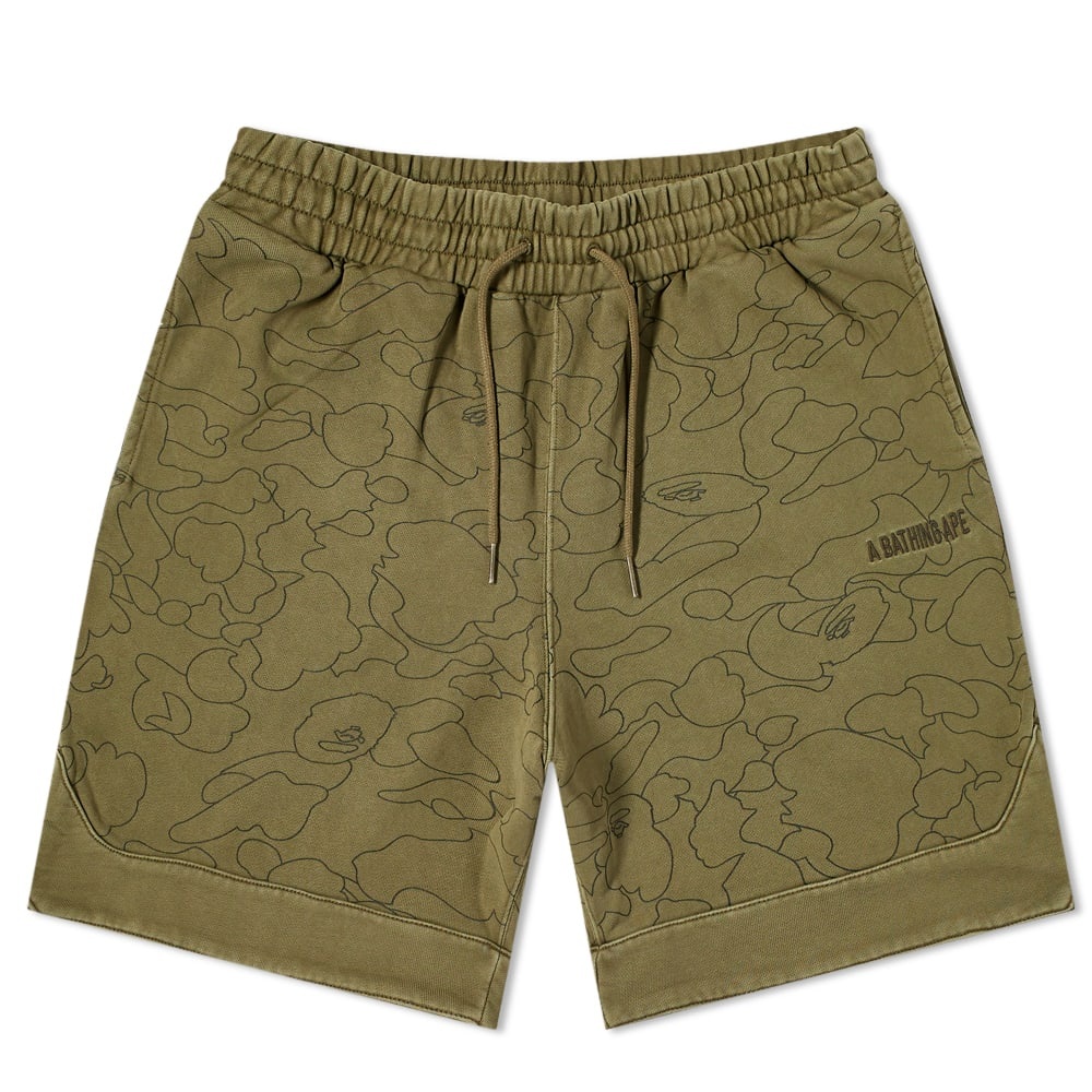 A Bathing Ape Line 1st Camo Washed Short - 1