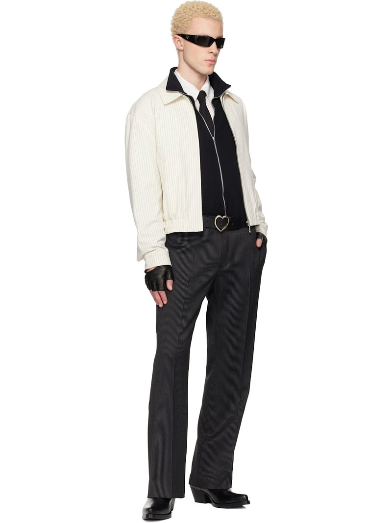 ERNEST W. BAKER Off-White Harrington Jacket outlook