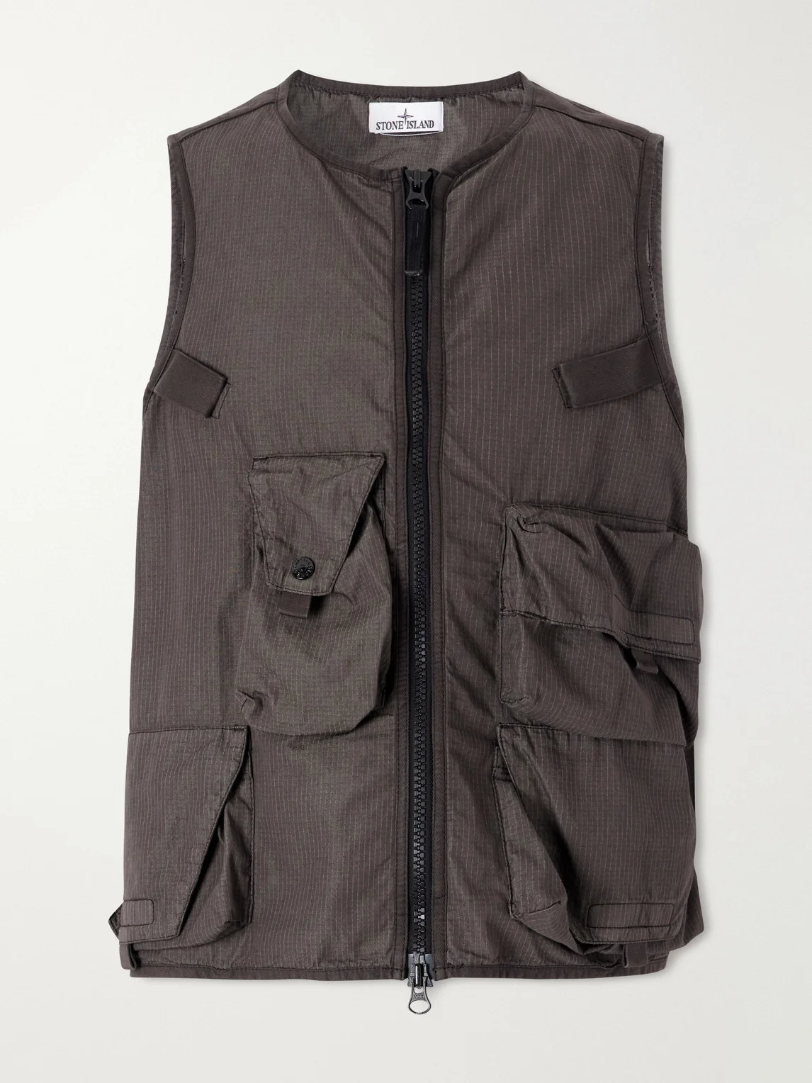 Cotton-Blend Ripstop Vest - 1