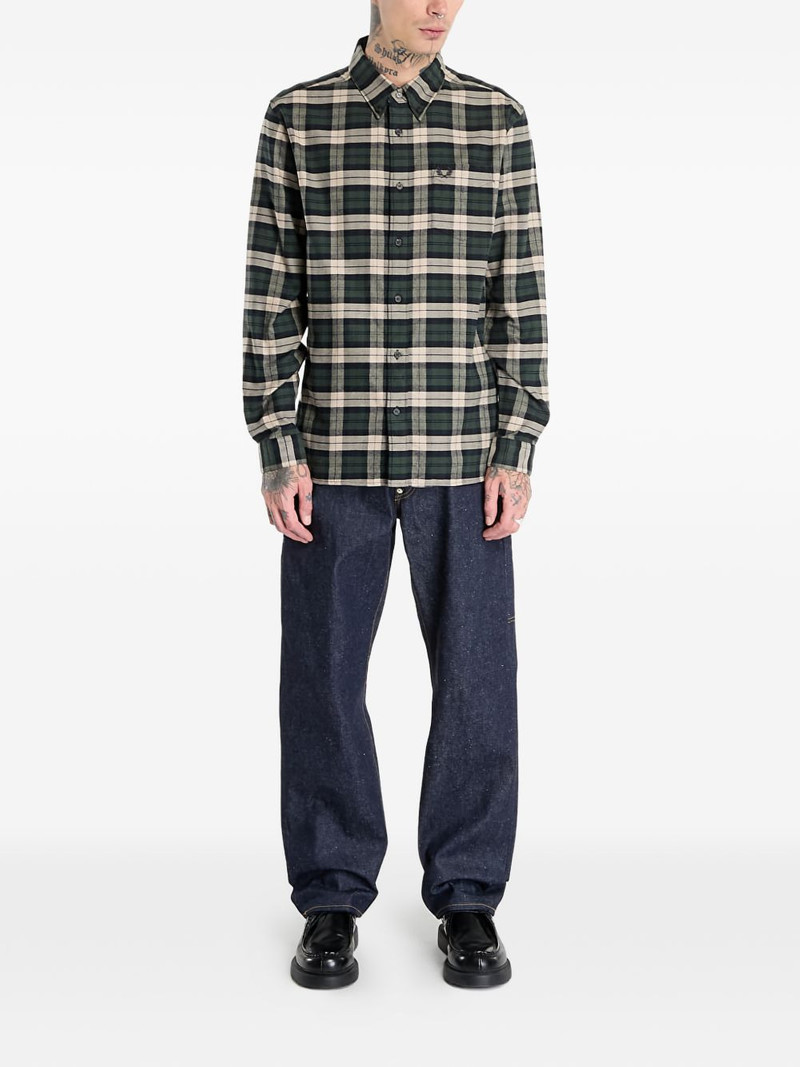 Fred Perry tartan-pattern shirt outlook