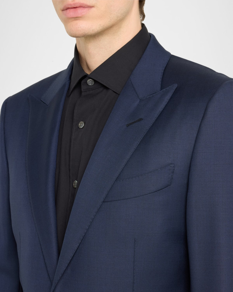 TOM FORD Men's Modern Fit Sharkskin Suit outlook