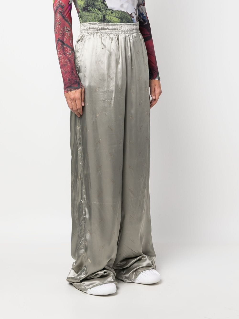 gradient wide-leg trousers - 3