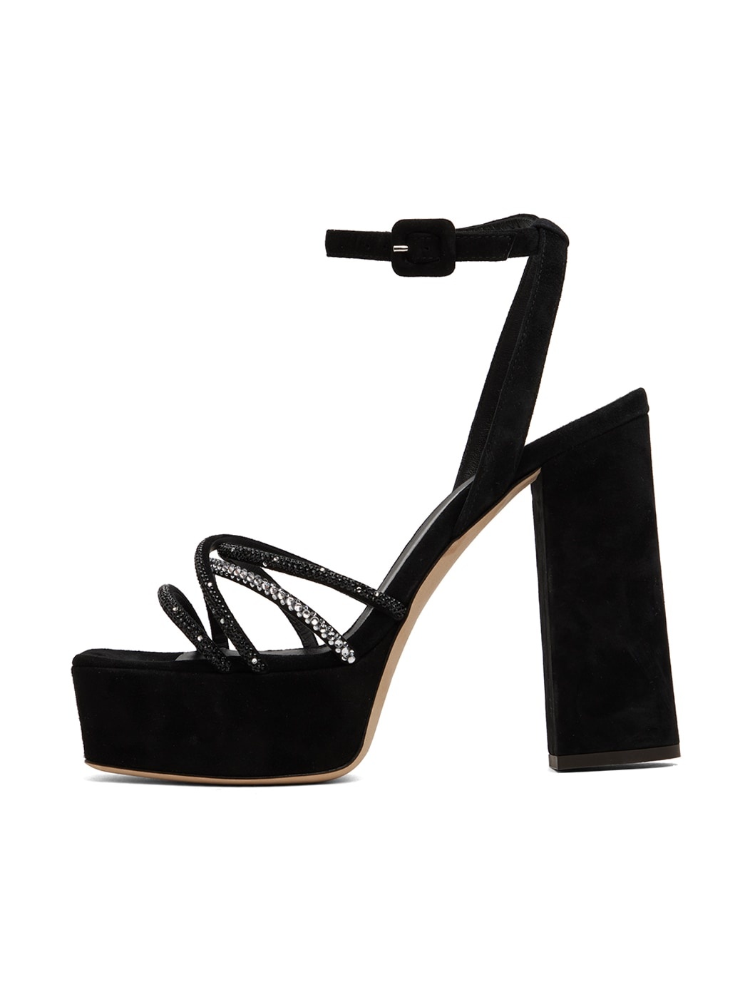 Black Blasvegas 120mm Heeled Sandals - 3