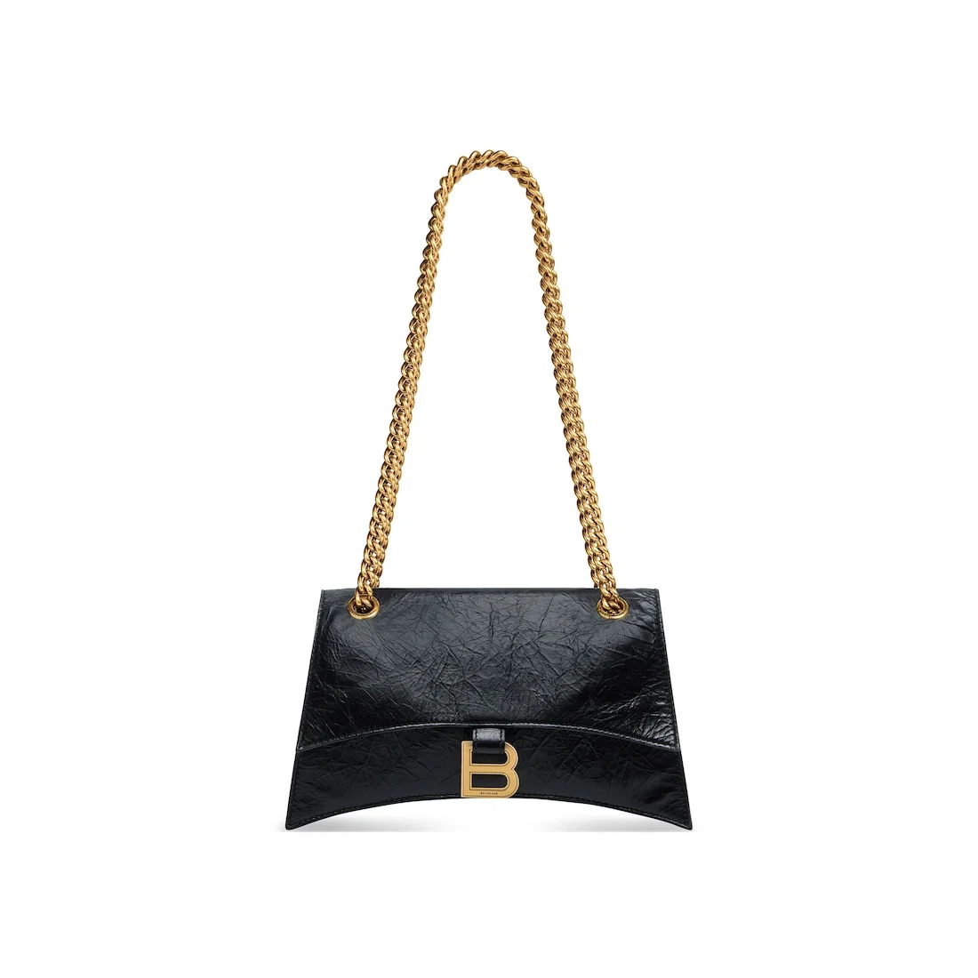 Women's Crush Small Chain Bag in Black - 1