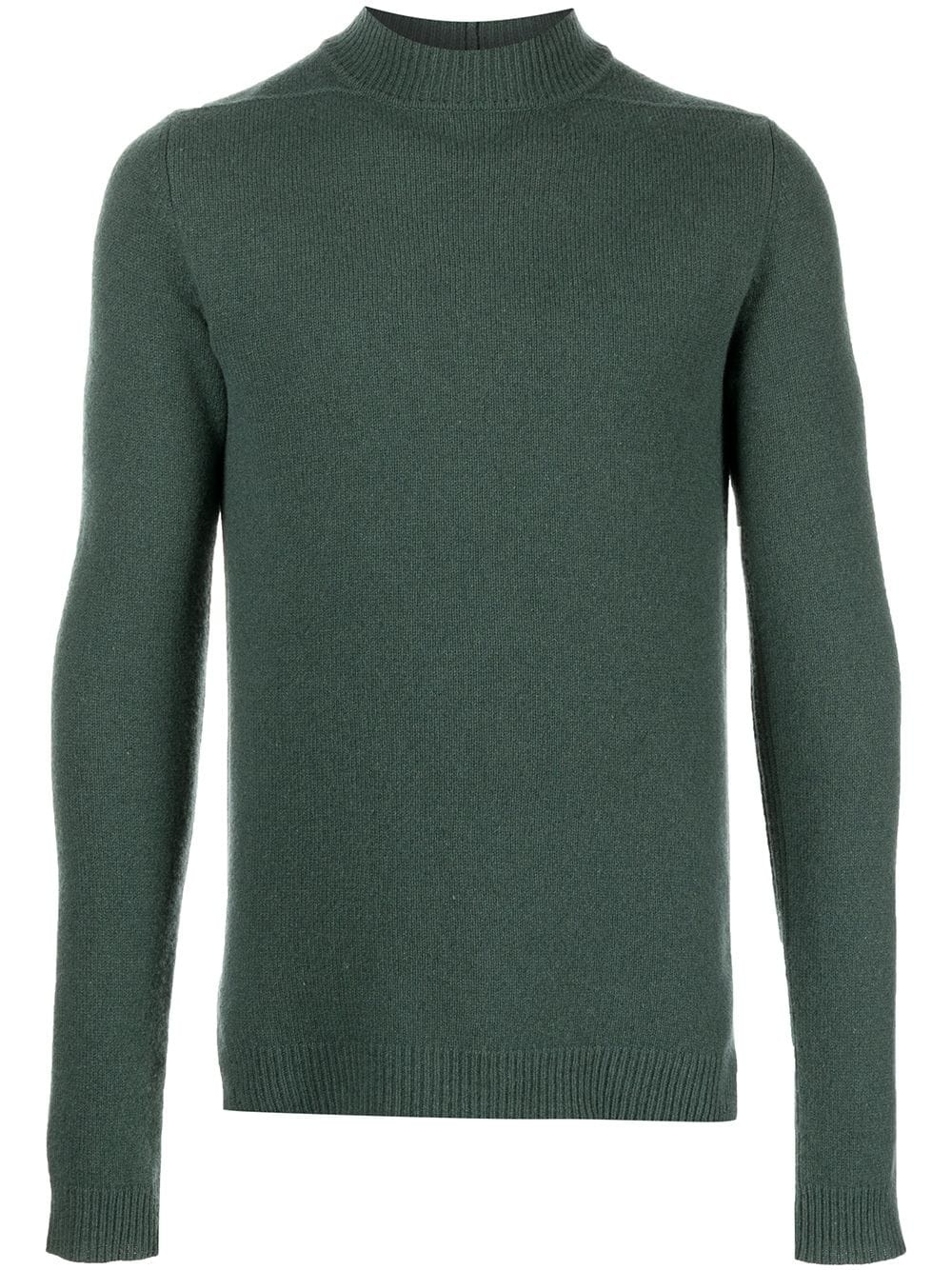 mock-neck cashmere jumper - 1