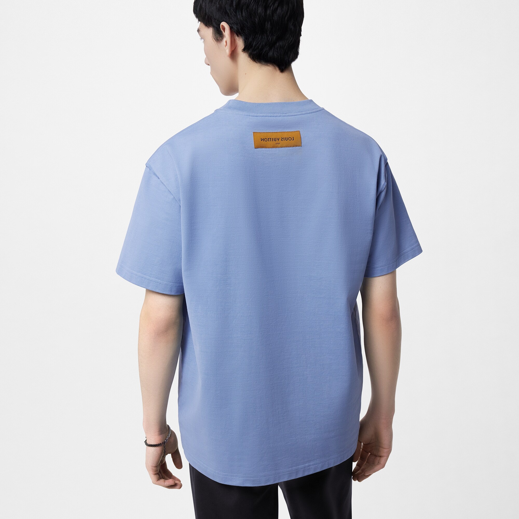 Embossed LV Cotton T-Shirt - 5