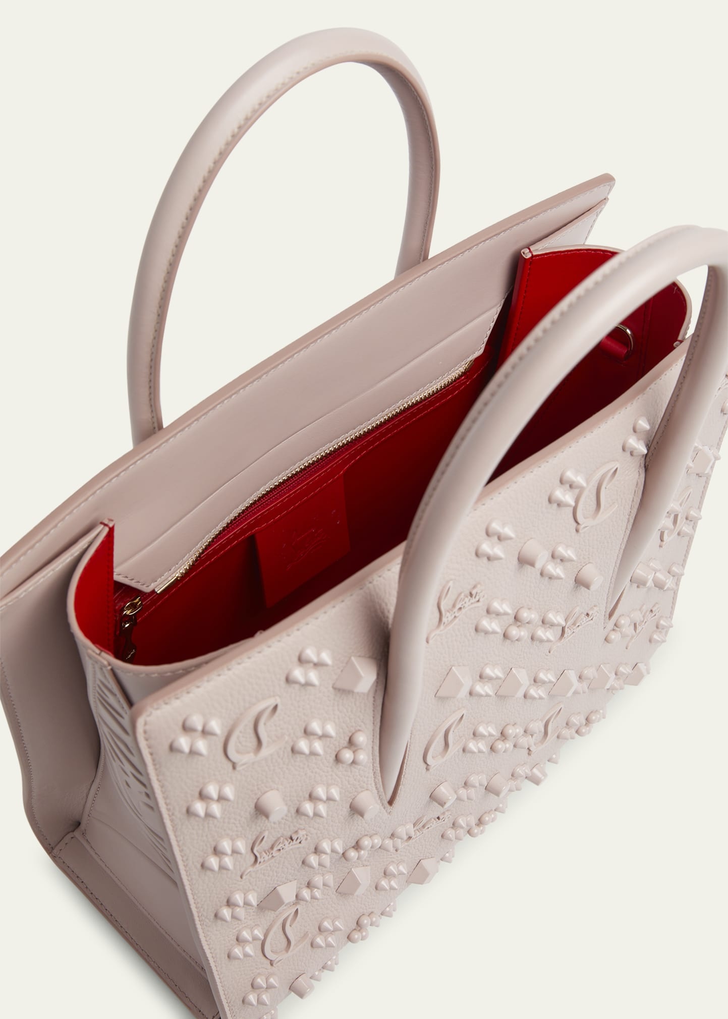 Paloma Medium Top Handle in Loubinthesky Leather - 3