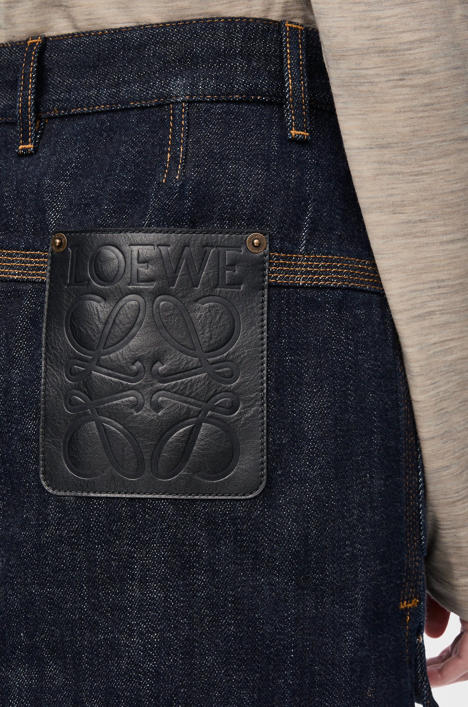 Workwear skirt in denim - 5