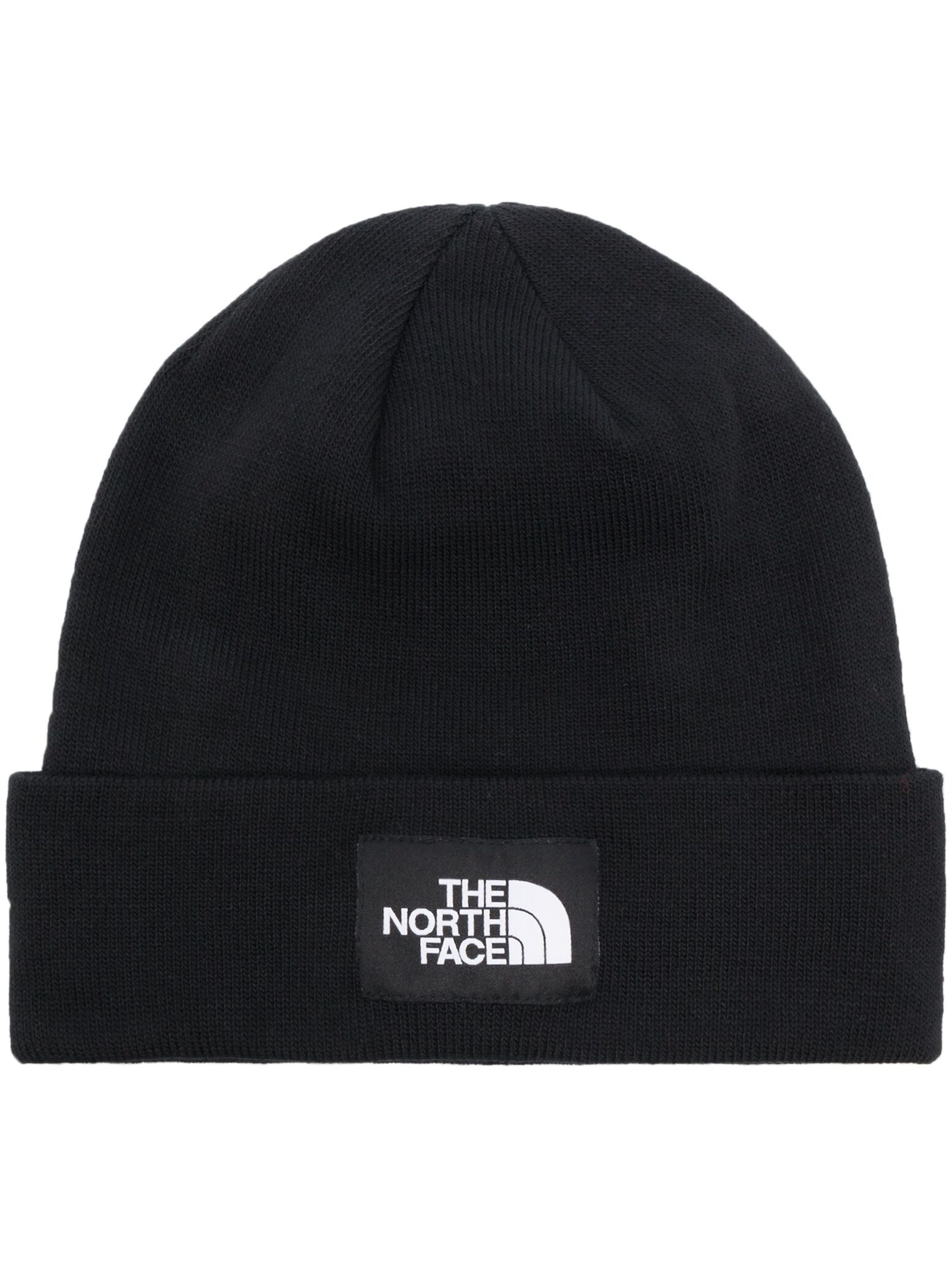 logo-patch ribbed beanie - 1
