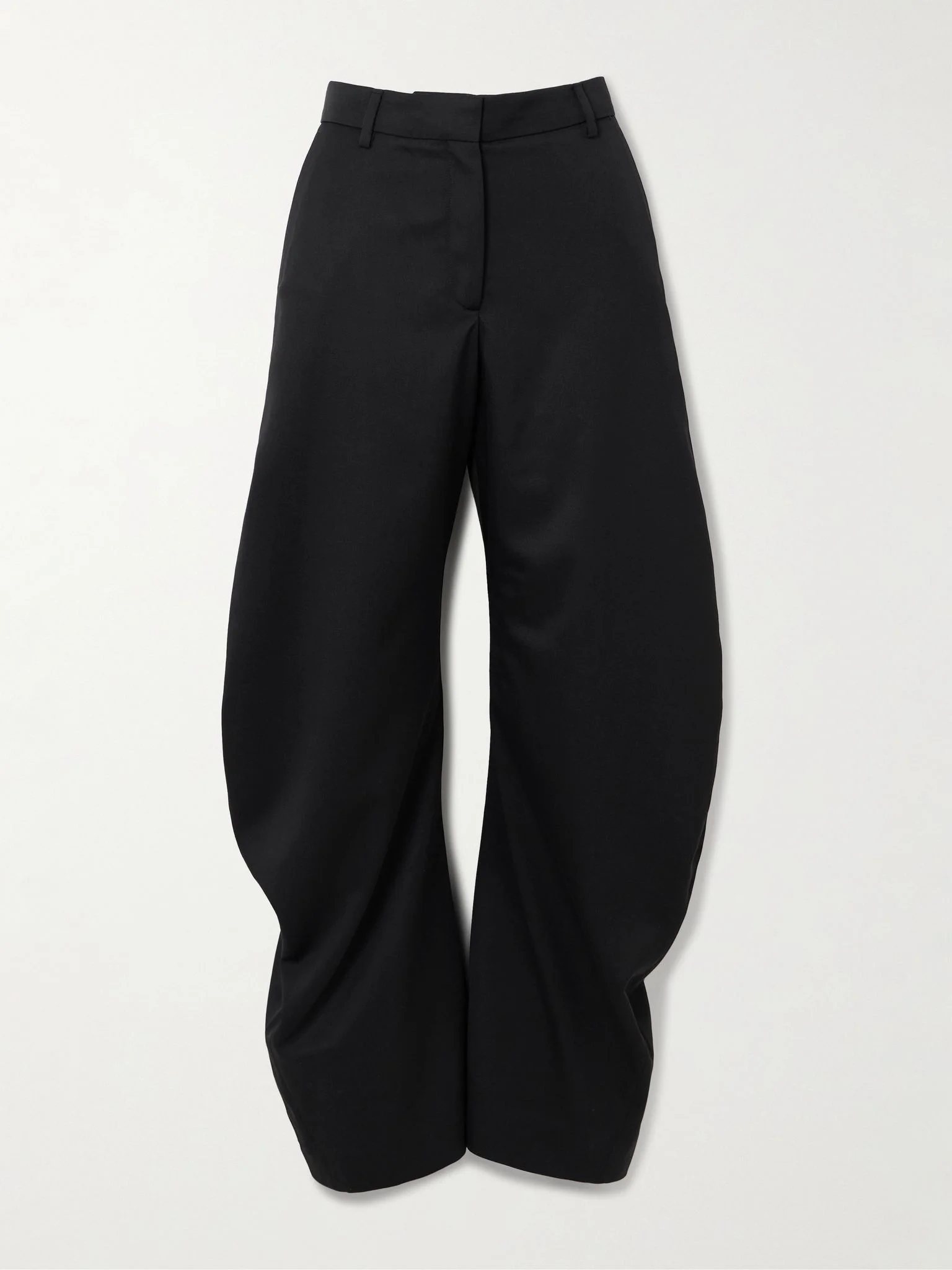 Patty wool wide-leg pants Black - 1