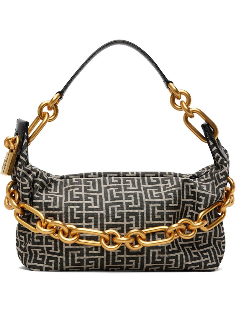 Black & Off-White Medium Sync Bag 1