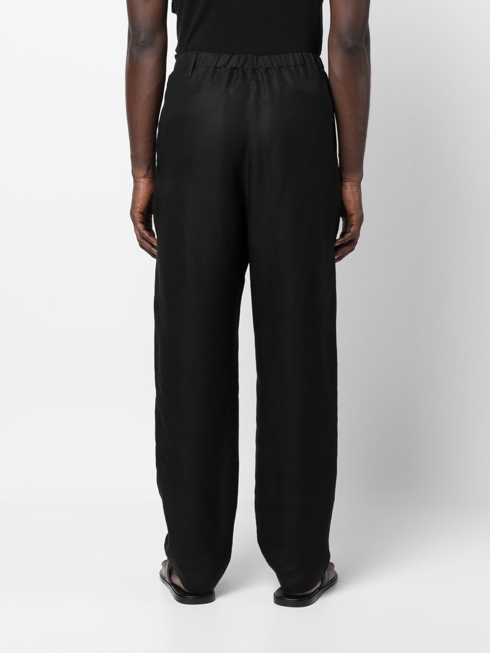 high-waisted tapered trousers - 4