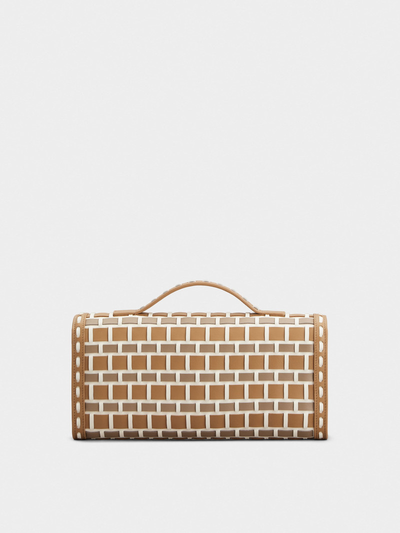 Belle Vivier Clutch in leather 3