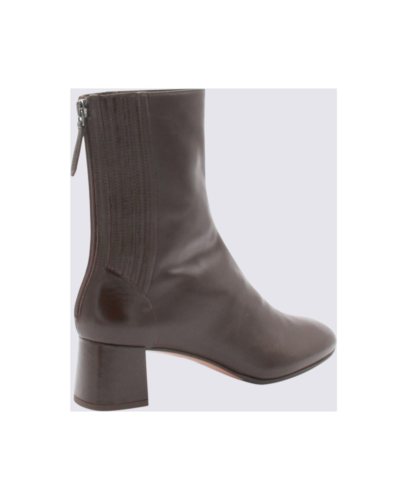 Brown Leather Saint Honore Boots - 3
