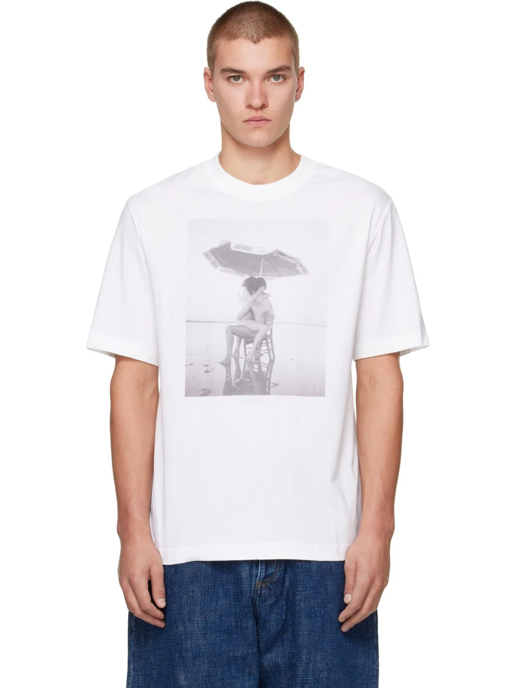 White 'The Campagne' T-shirt - 1