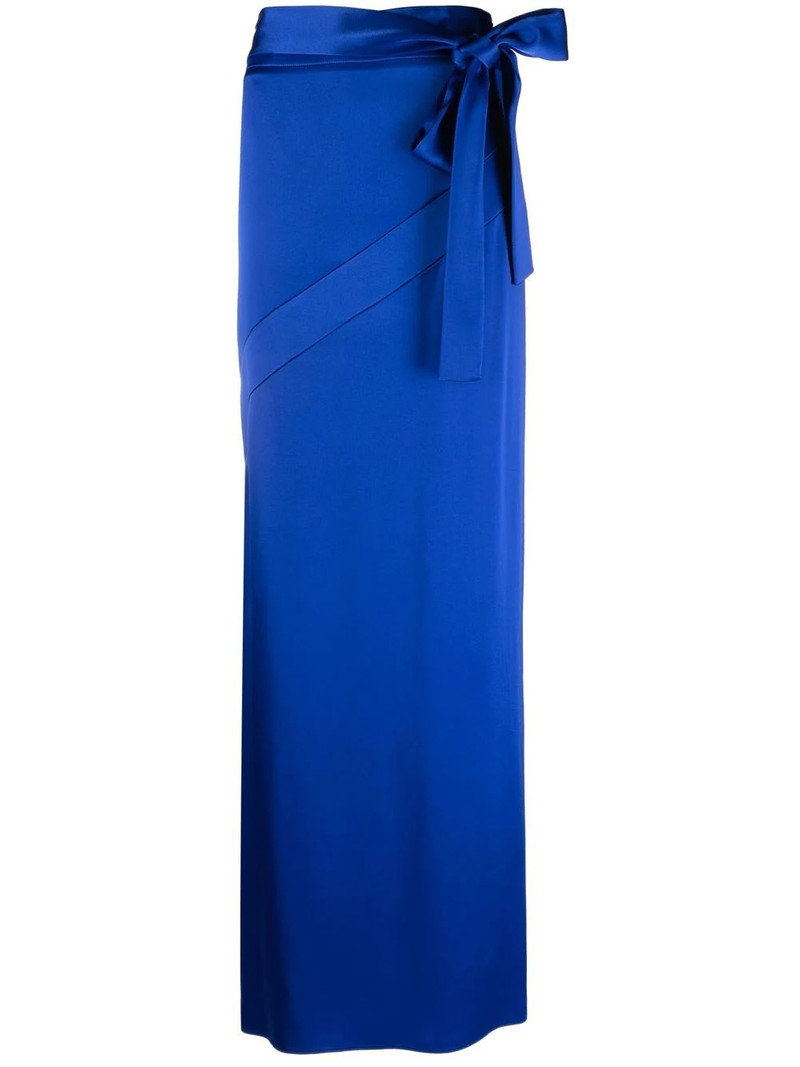 side-tie satin skirt 1