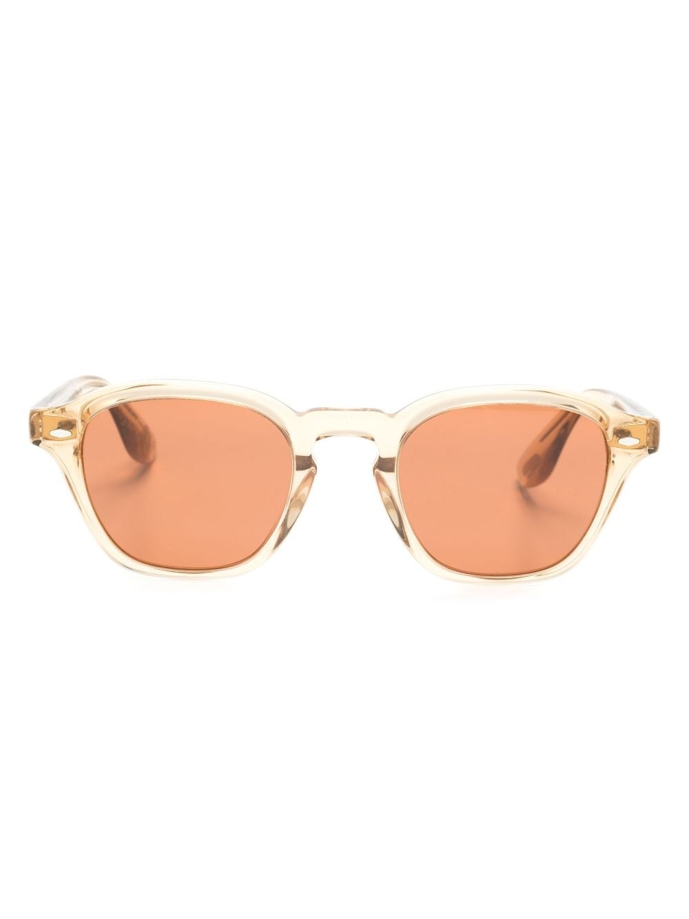 tinted-lenses square-frame sunglasses - 1