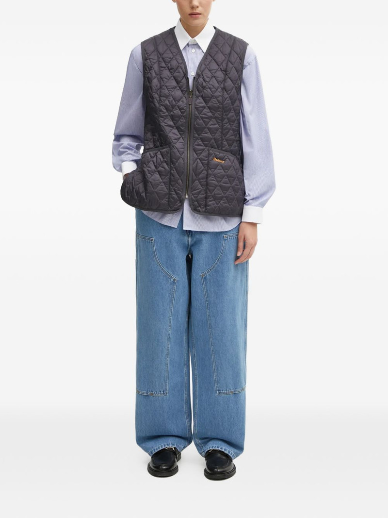 Barbour quilted zipped vest outlook