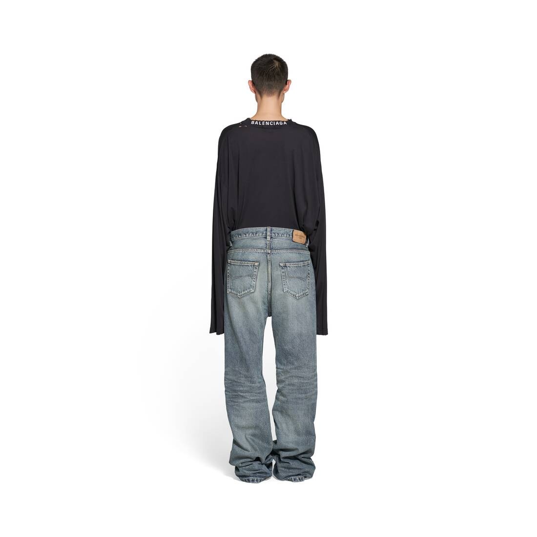 Women's Flared Pants in Light Blue - 4