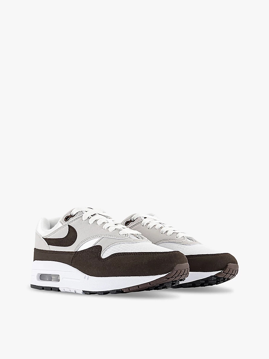 Air Max 1 panelled leather mid-top trainers - 3