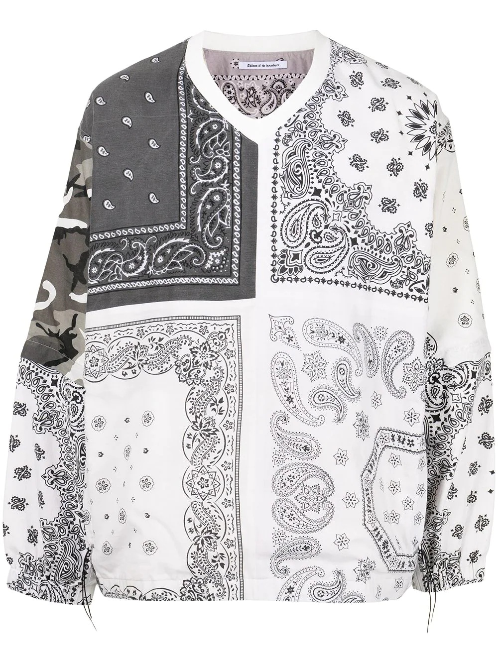 paisley pullover sweatshirt - 1