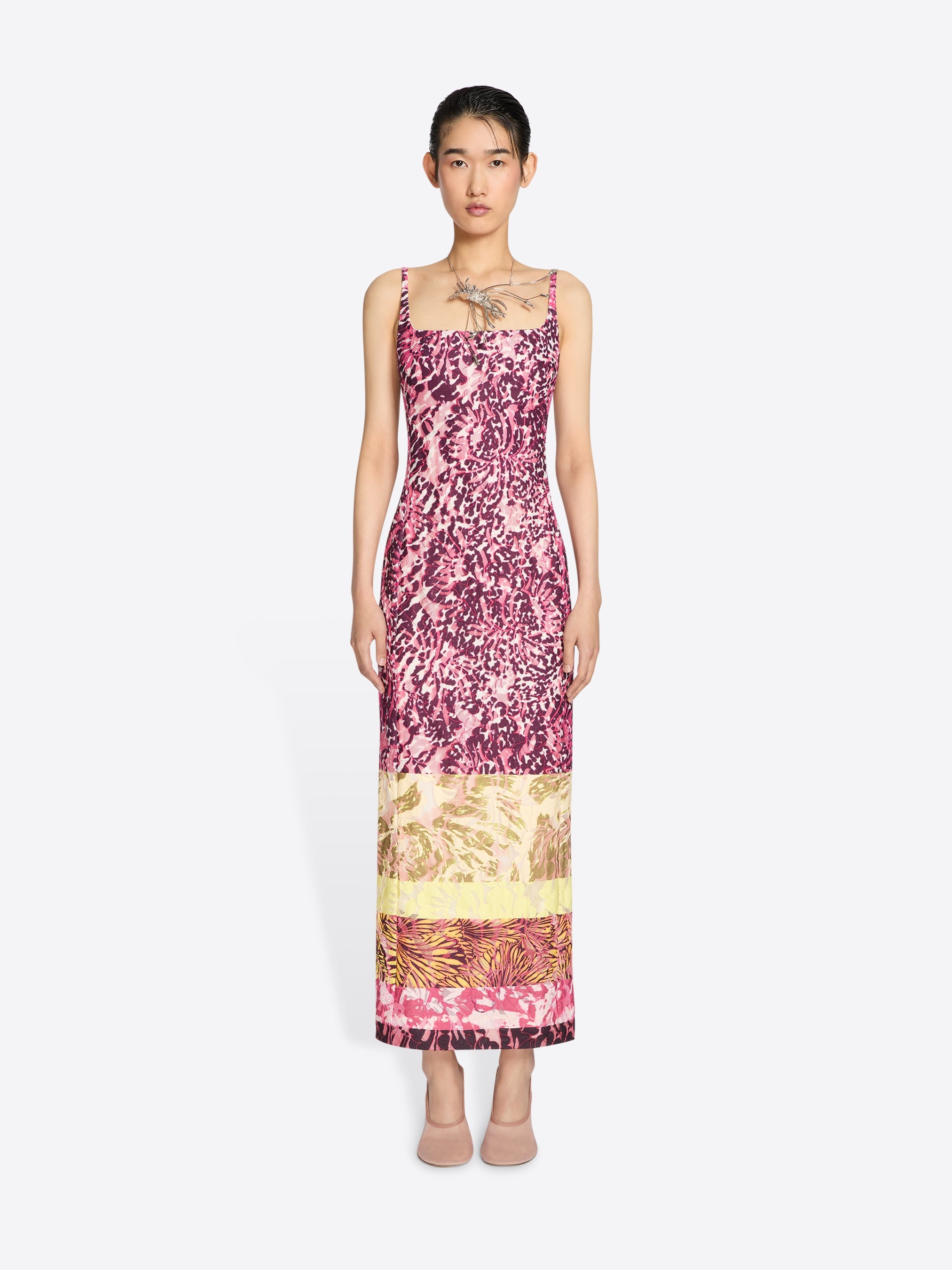 PRINTED FITTED DRESS - 2