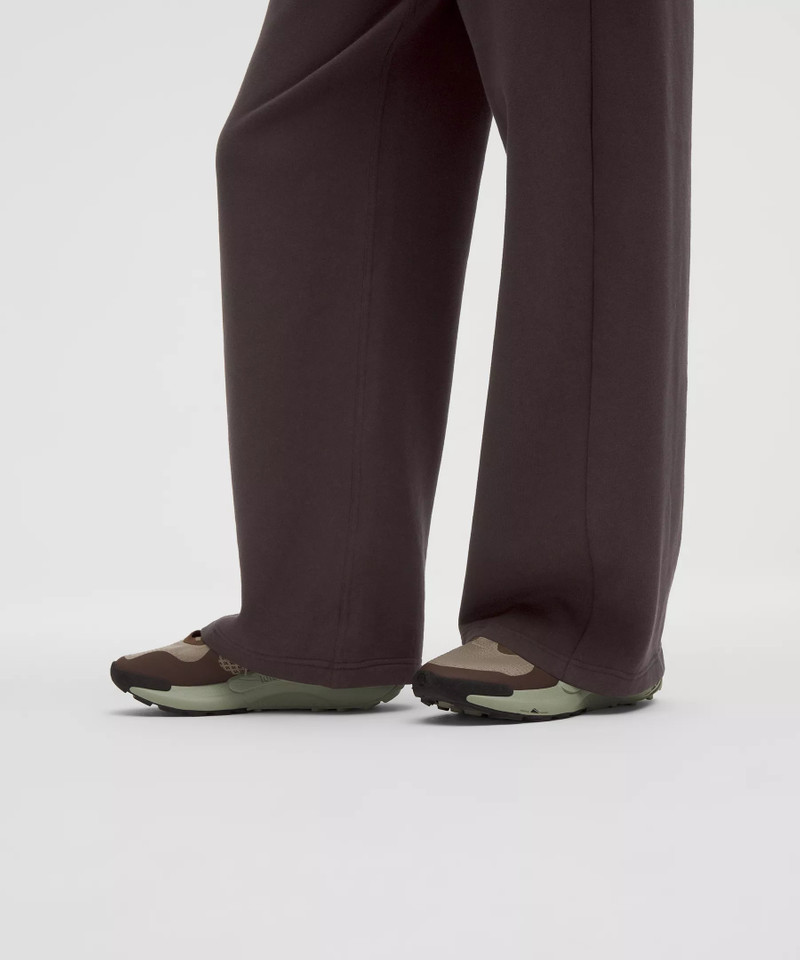 Scuba Mid-Rise Wide-Leg Pant Gathered Waistband *Regular 6