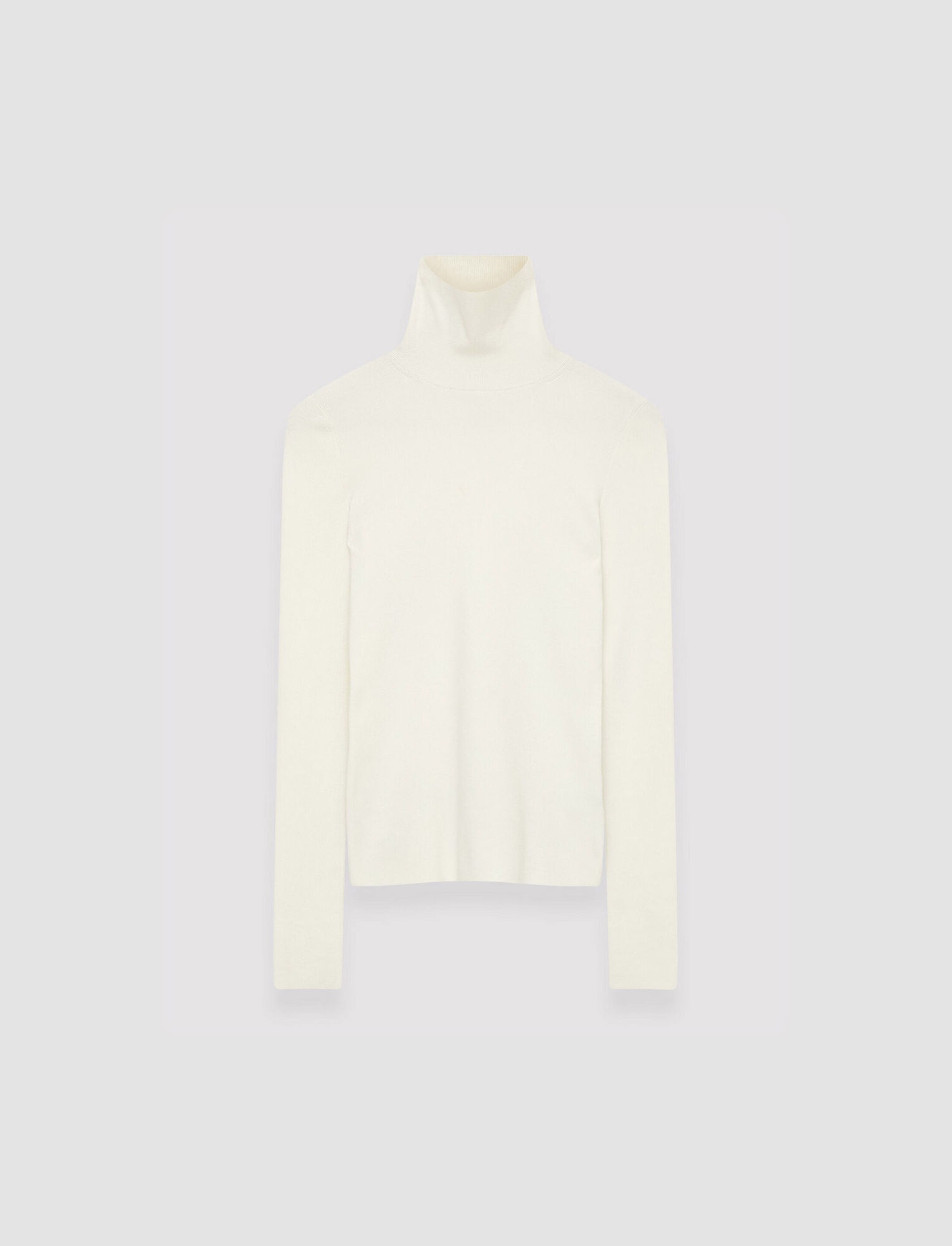 Silk Stretch High Neck Top - 1