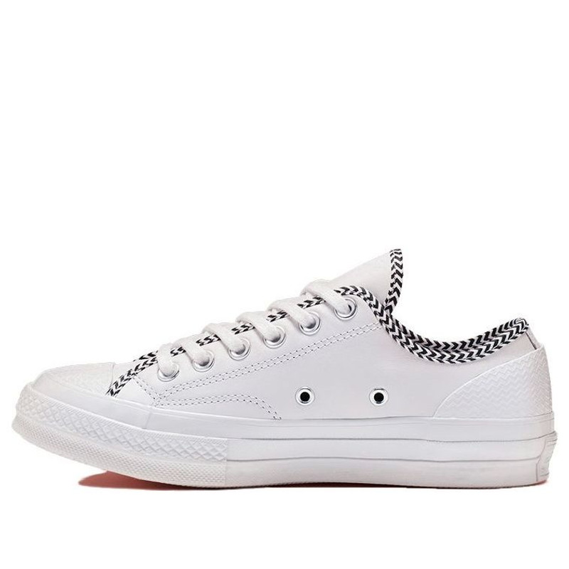 (WMNS) Converse Chuck 1970S Mission-V Low Top Black Stripe Line 'White Black' 565370C - 1
