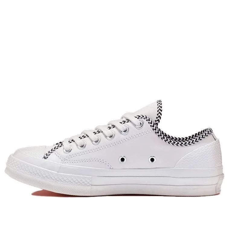 (WMNS) Converse Chuck 1970S Mission-V Low Top Black Stripe Line 'White Black' 565370C - 1