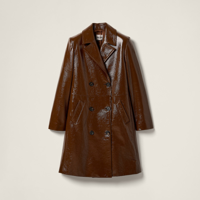 Double-breasted naplak coat 1