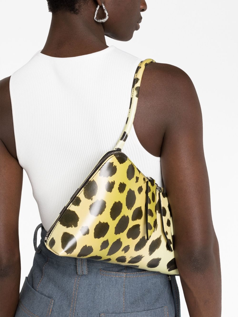 Sunrise giraffe-print shoulder bag - 3