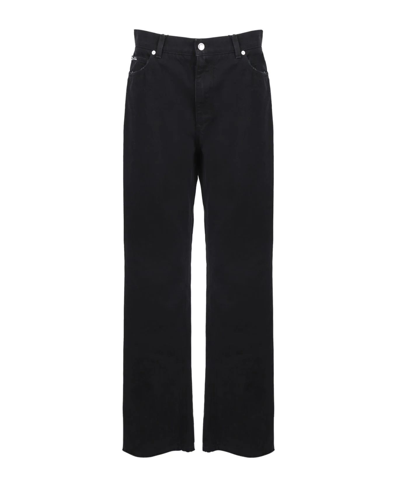 Flared Denim Jeans - 1