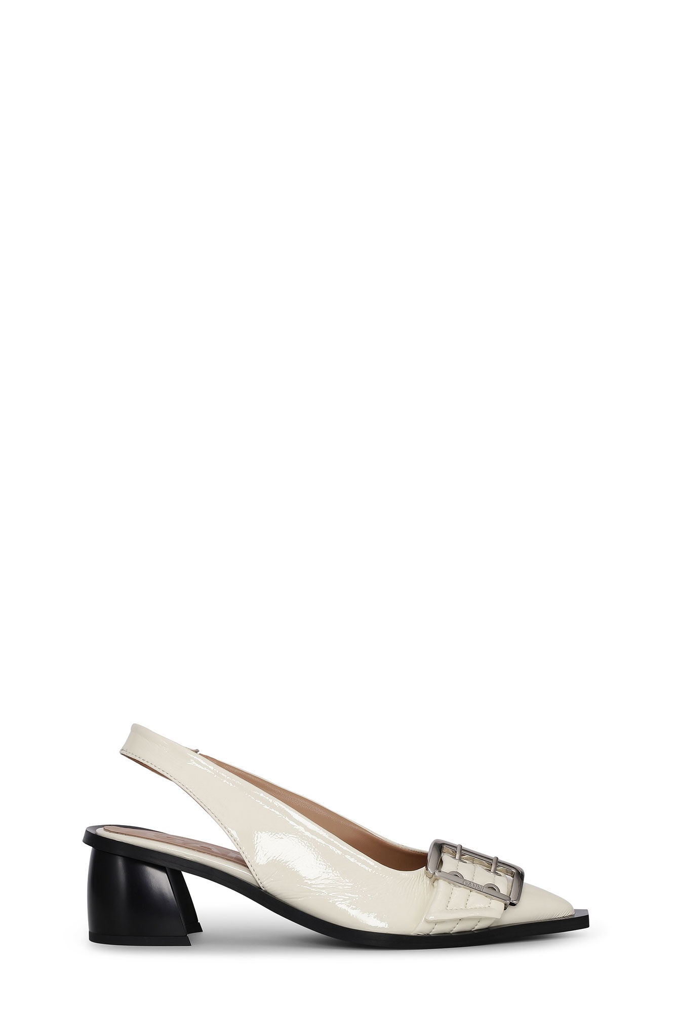 EGRET FEMININE BUCKLE SLINGBACK PUMPS - 1