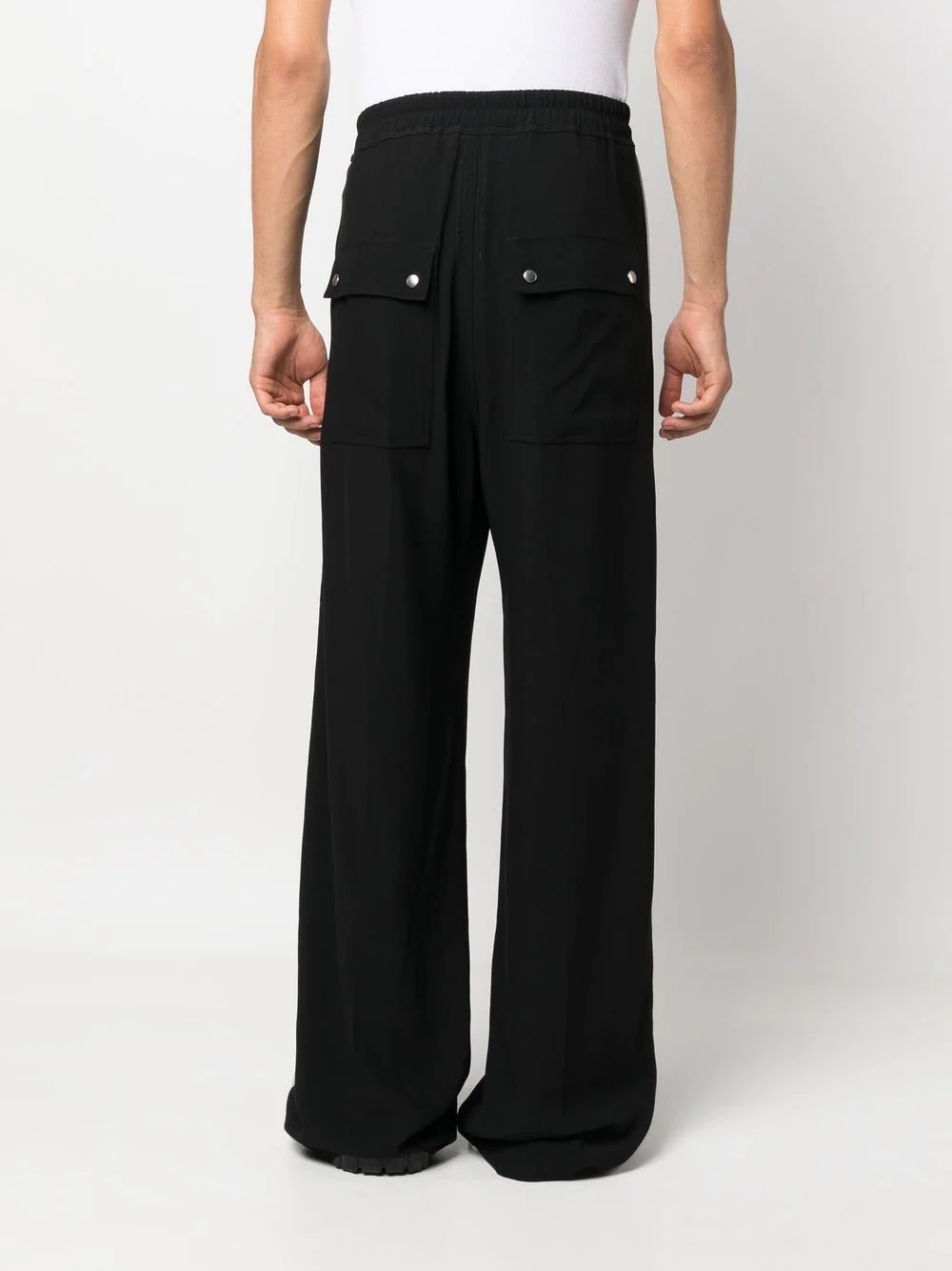 side-stripe drawstring trousers - 4