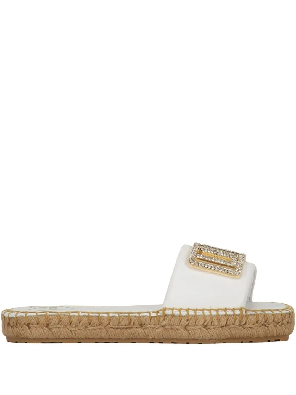 embellished espadrille slides - 1