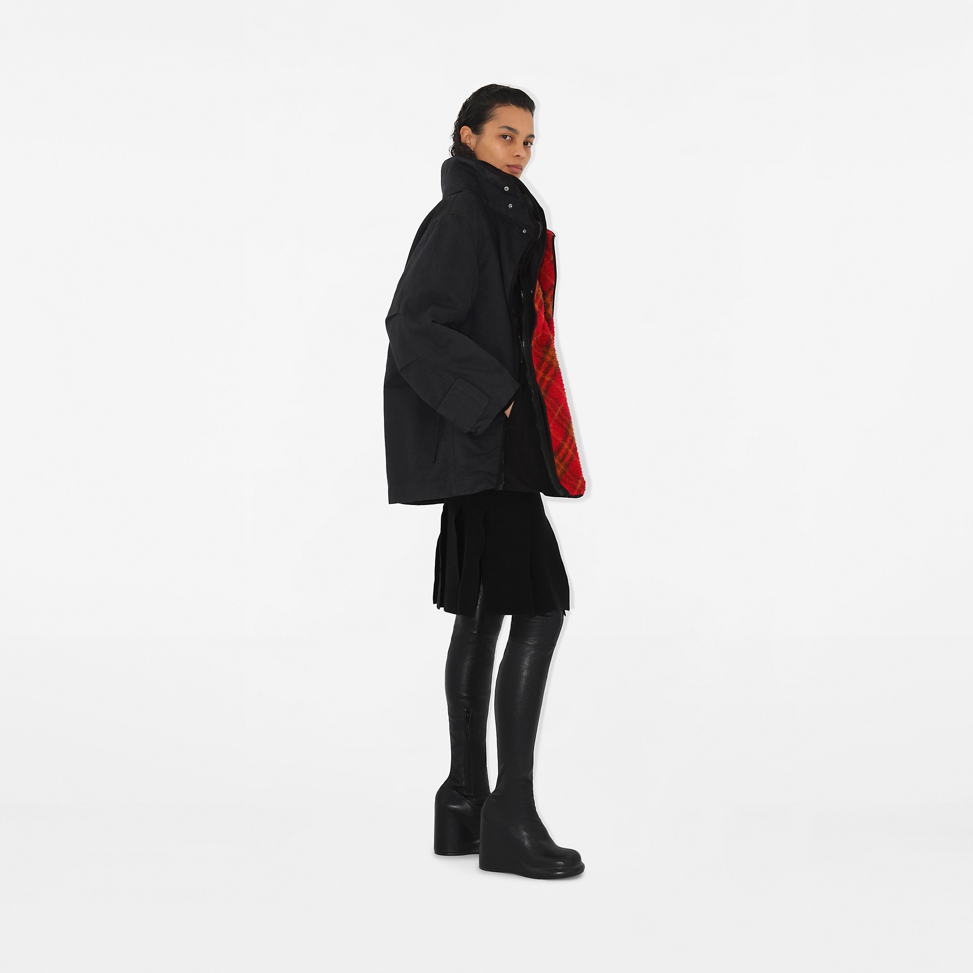 Detachable Warmer Cotton Parka - 5