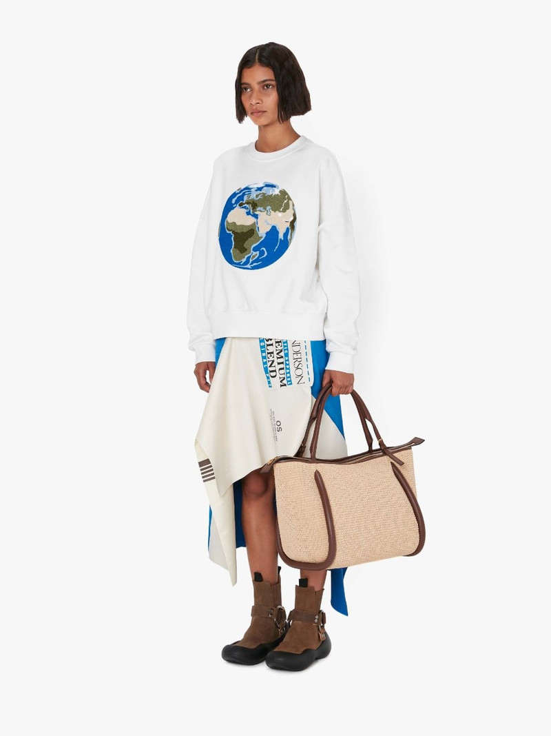 JW Anderson BUMPER-31 RAFFIA TOP HANDLE BAG outlook