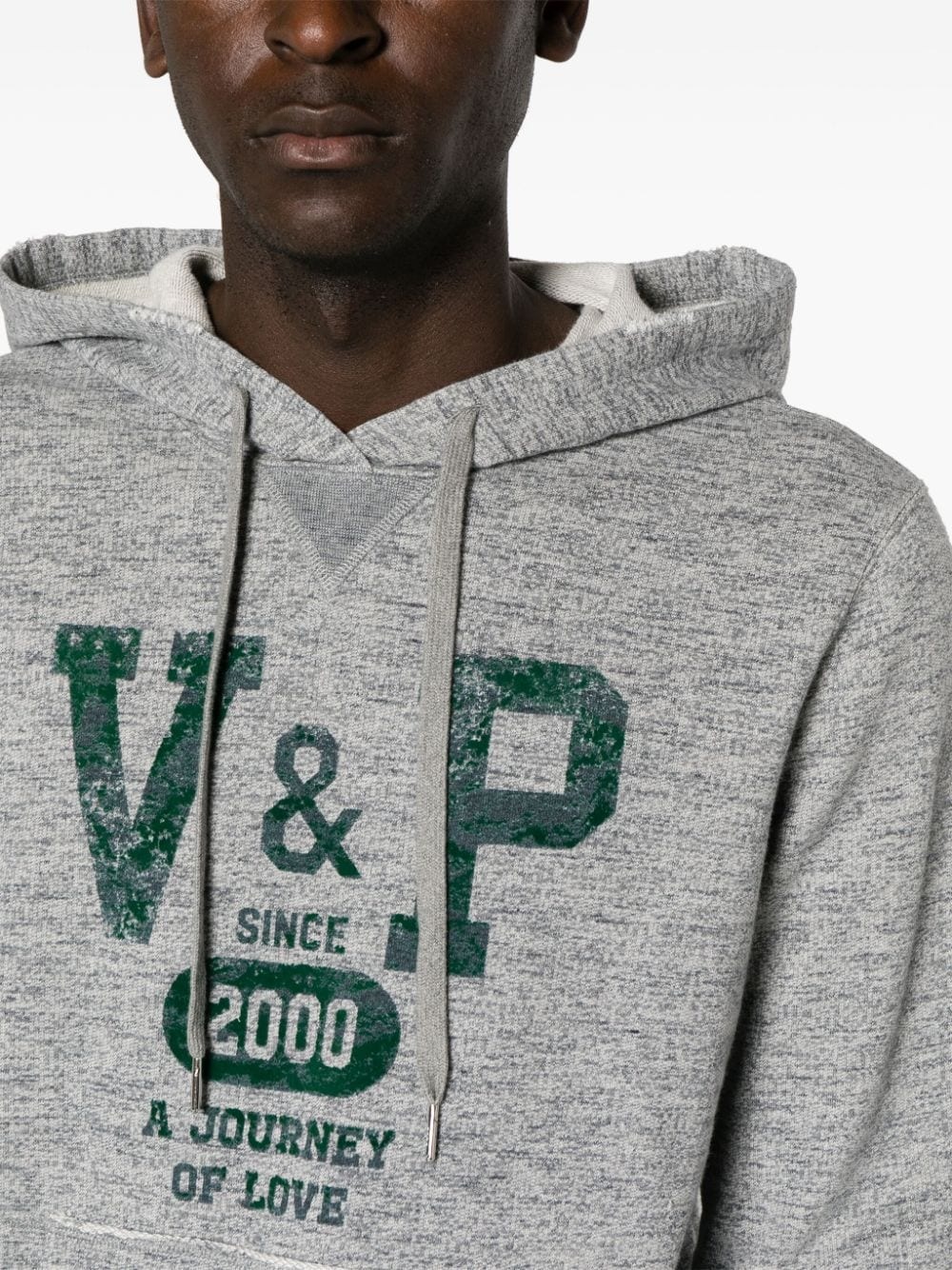 Journey printed cotton hoodie - 5