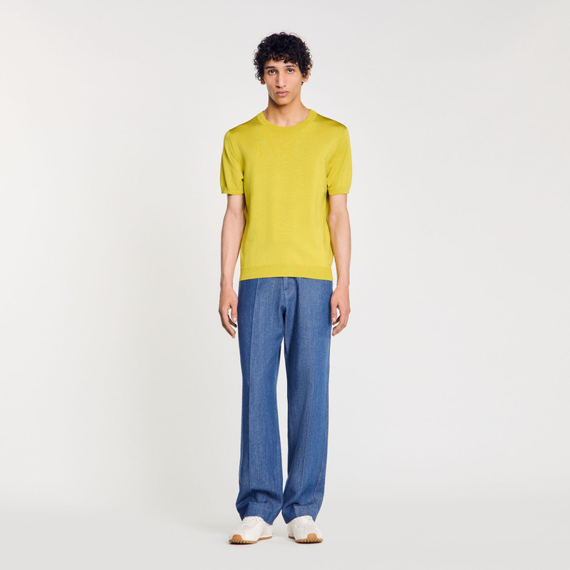Sandro KNITTED T-SHIRT outlook
